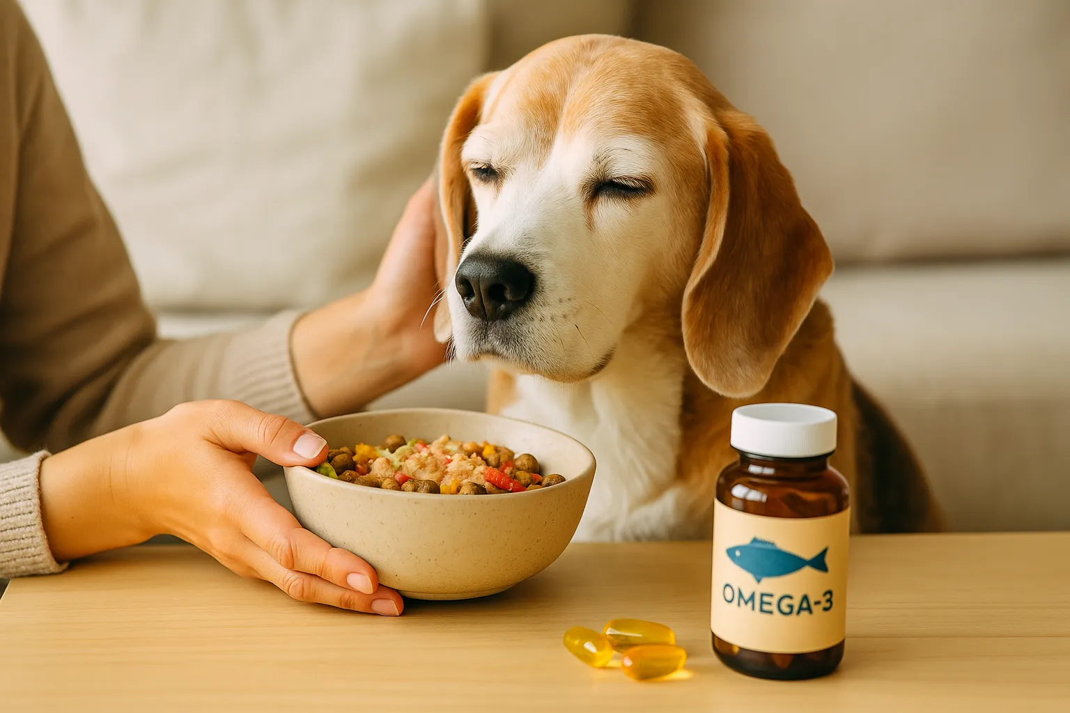 老犬のやさしい栄養ケアイメージ