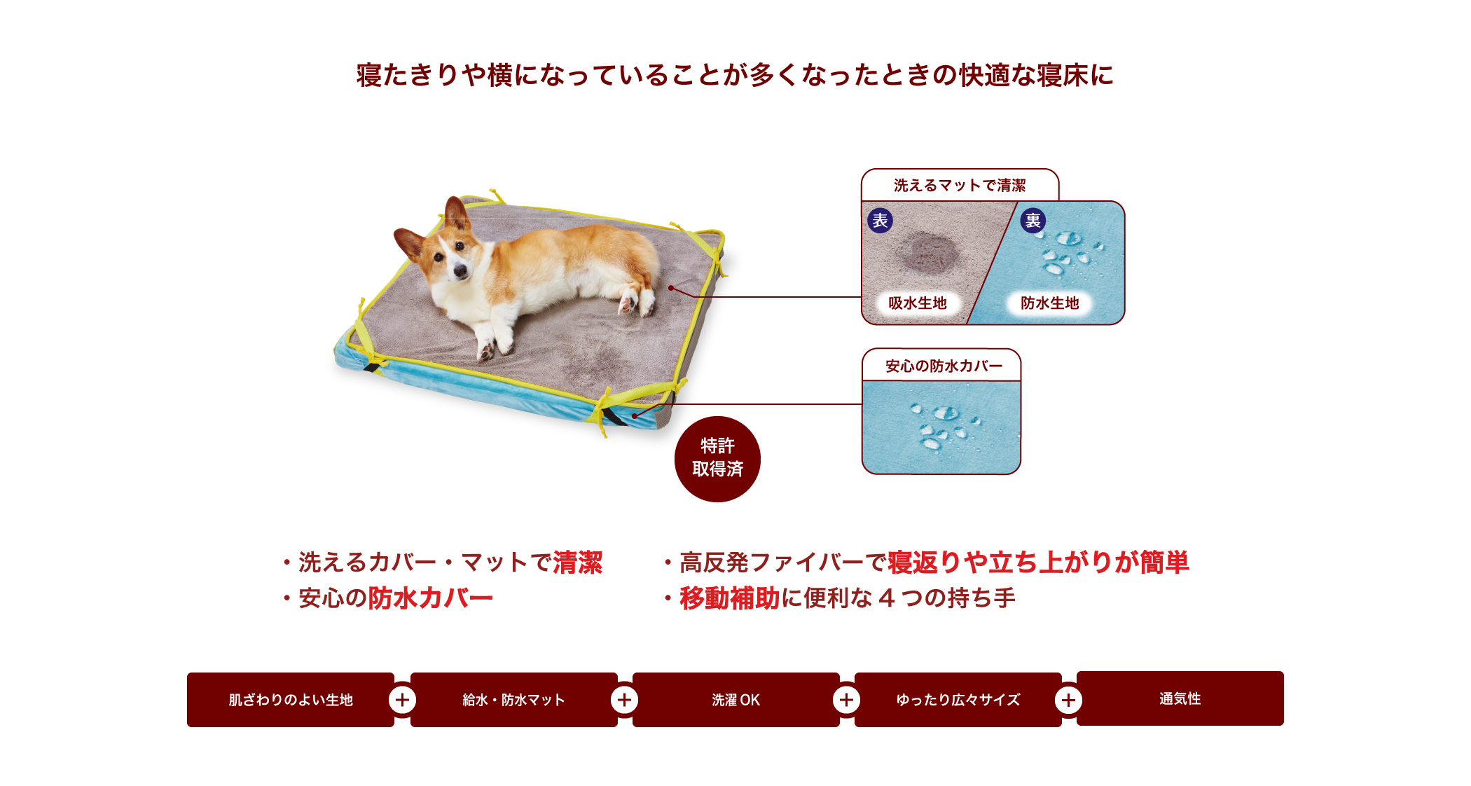 ペティオ zuttone 高反発ファイバーベッド