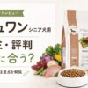 ミシュワンシニア犬用の口コミや評判、老犬に合うかを解説する商品レビュー記事用アイキャッチ画像